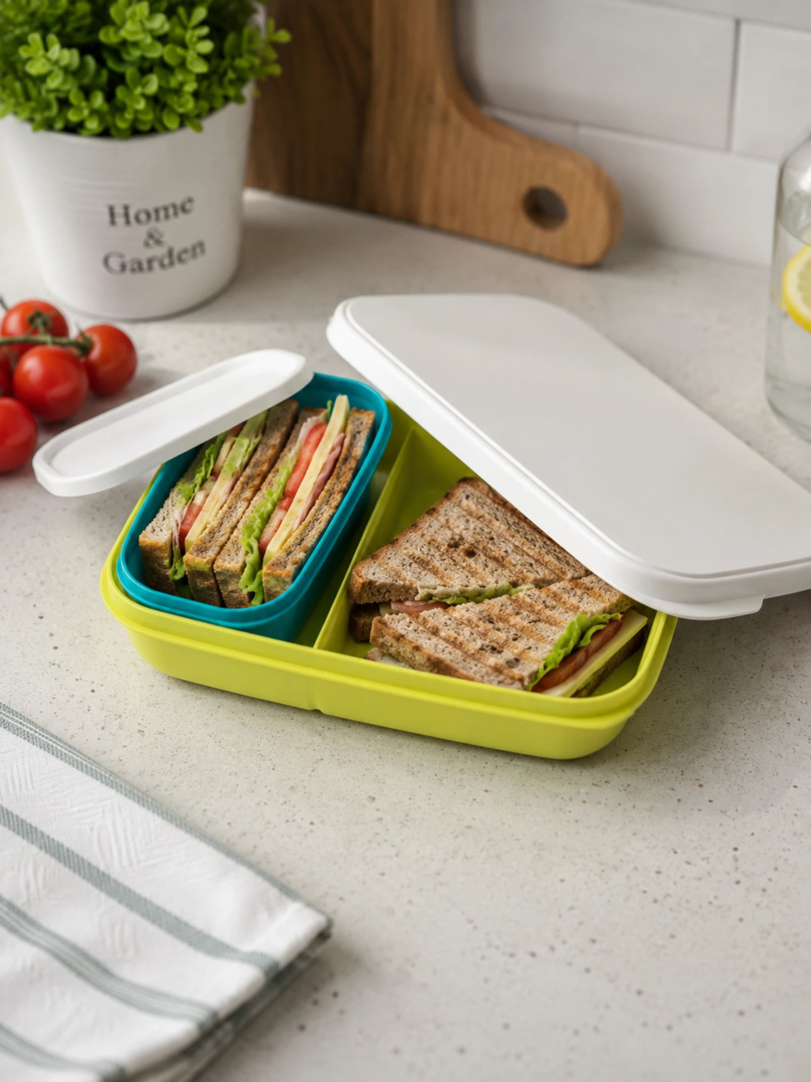 🥣 Caixa snack com divisória | Tupperware 🥣